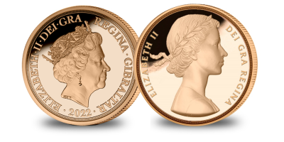 Queen Elizabeth II Platinum Jubilee Quarter Sovereign 