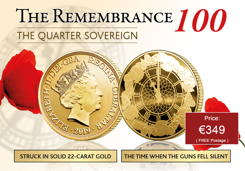 The Remembrance 100 Quarter Sovereign 