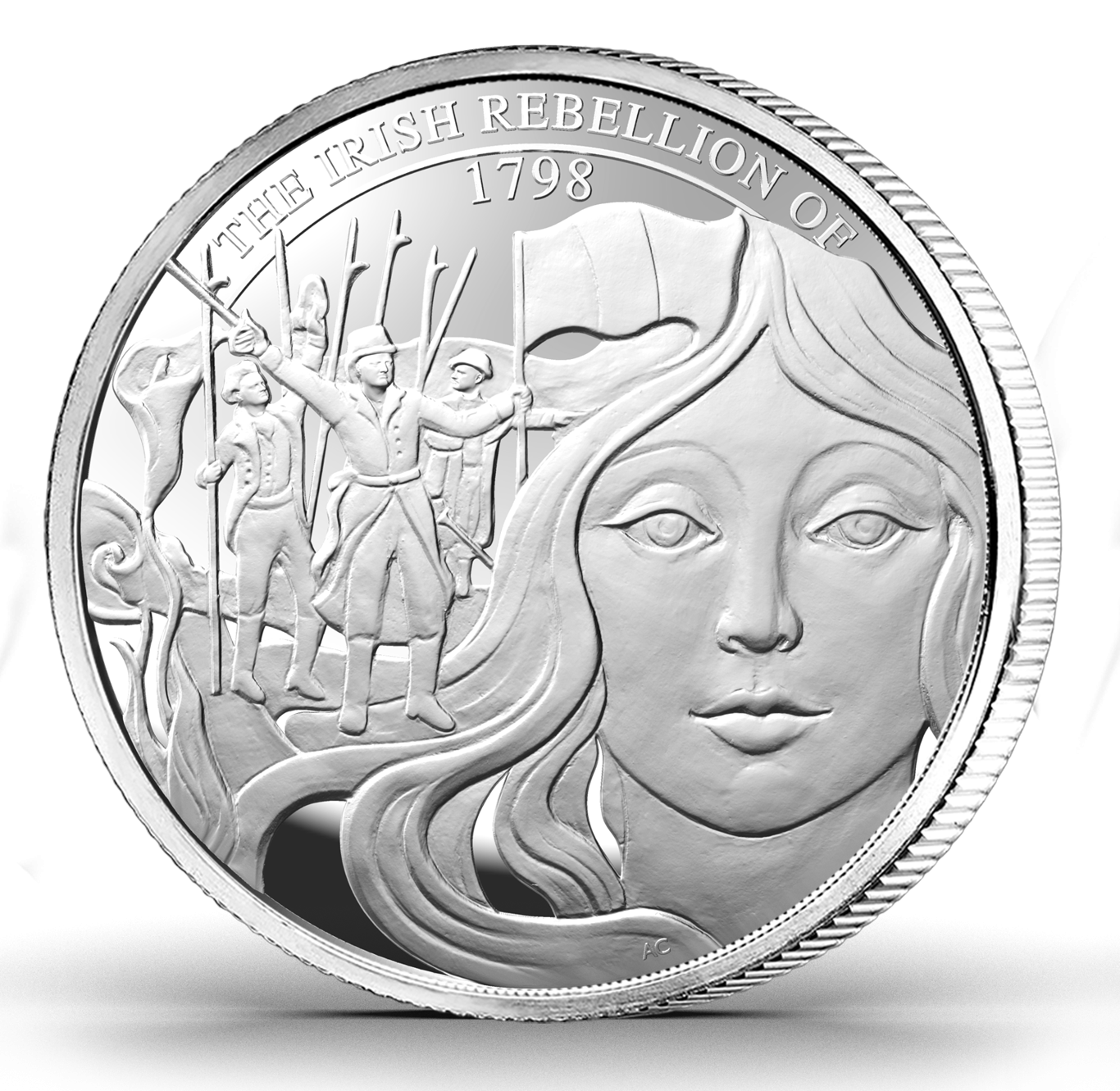 The Revolutionary Legacy ‘Irish Rebellion’ 2 oz Pure Silver Coin