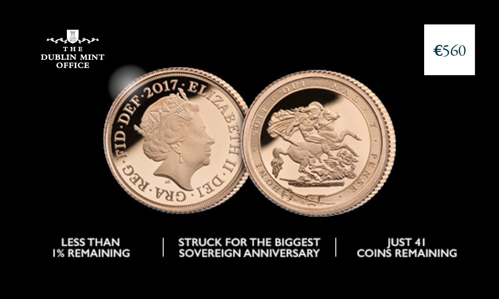 Royal Mint Half Sovereign 2017
