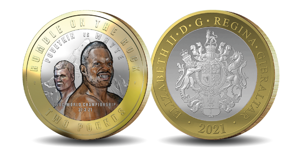 The Official WBC Rumble on the Rock Coin 2021 The Official WBC Rumble on the Rock Coin 2021