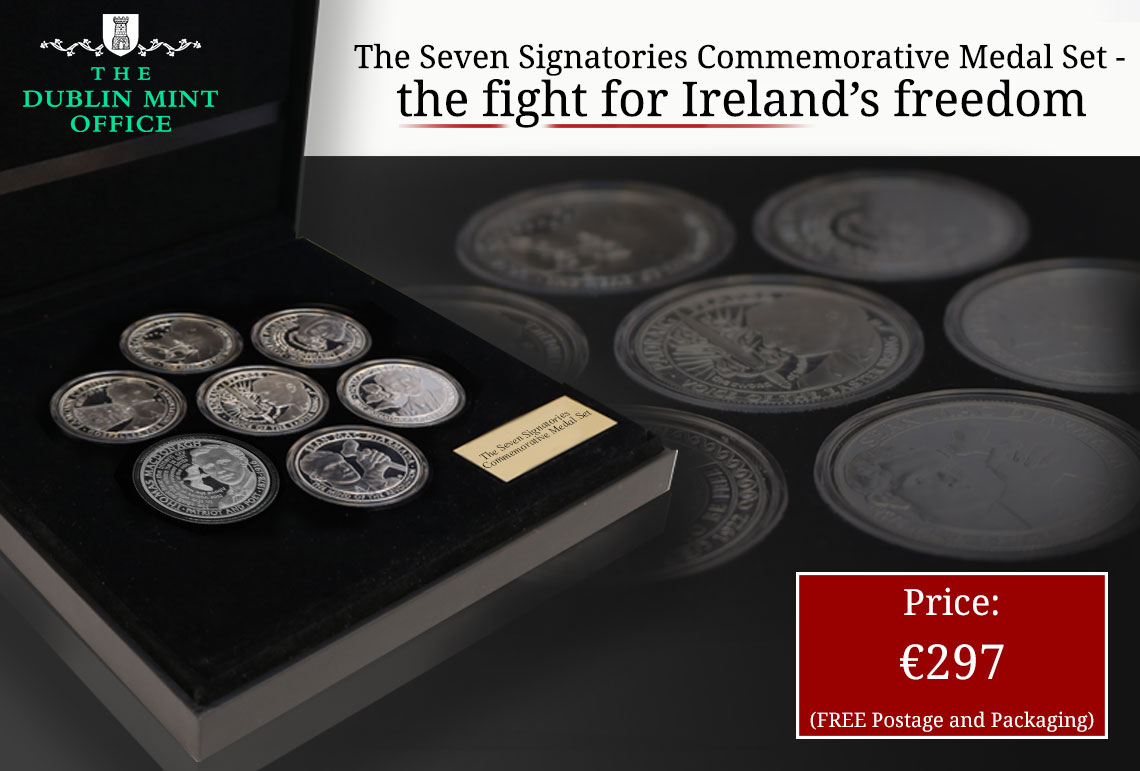 Seven Signatories Medal Set The Dublin Mint Office