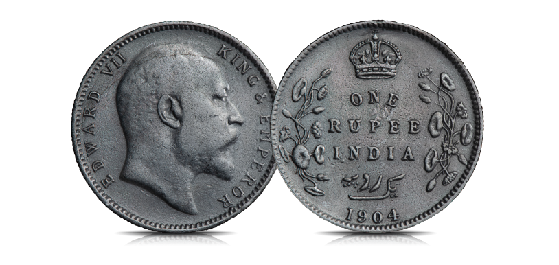 The SS City of Cairo Shipwreck: King Edward VII Silver Rupee