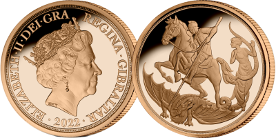 The Proof Gold Quarter Sovereign 2022