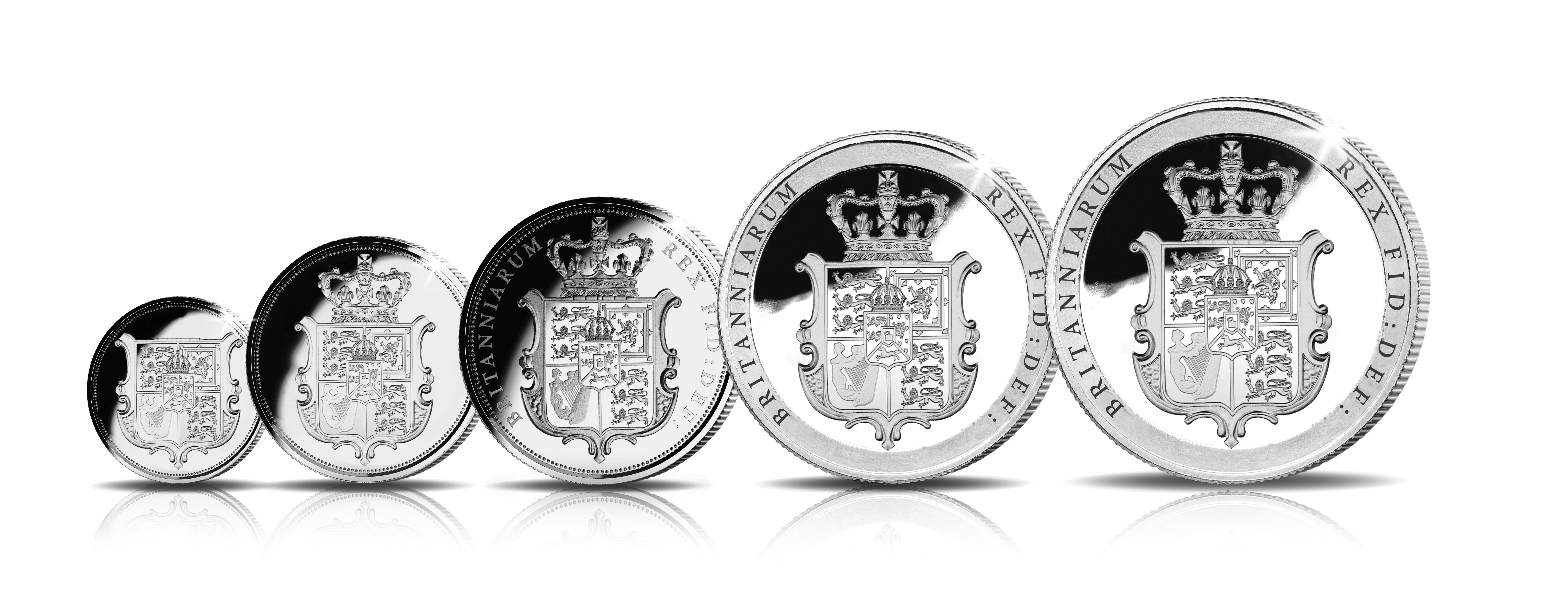 Silver_Sheild_Five_coin_set