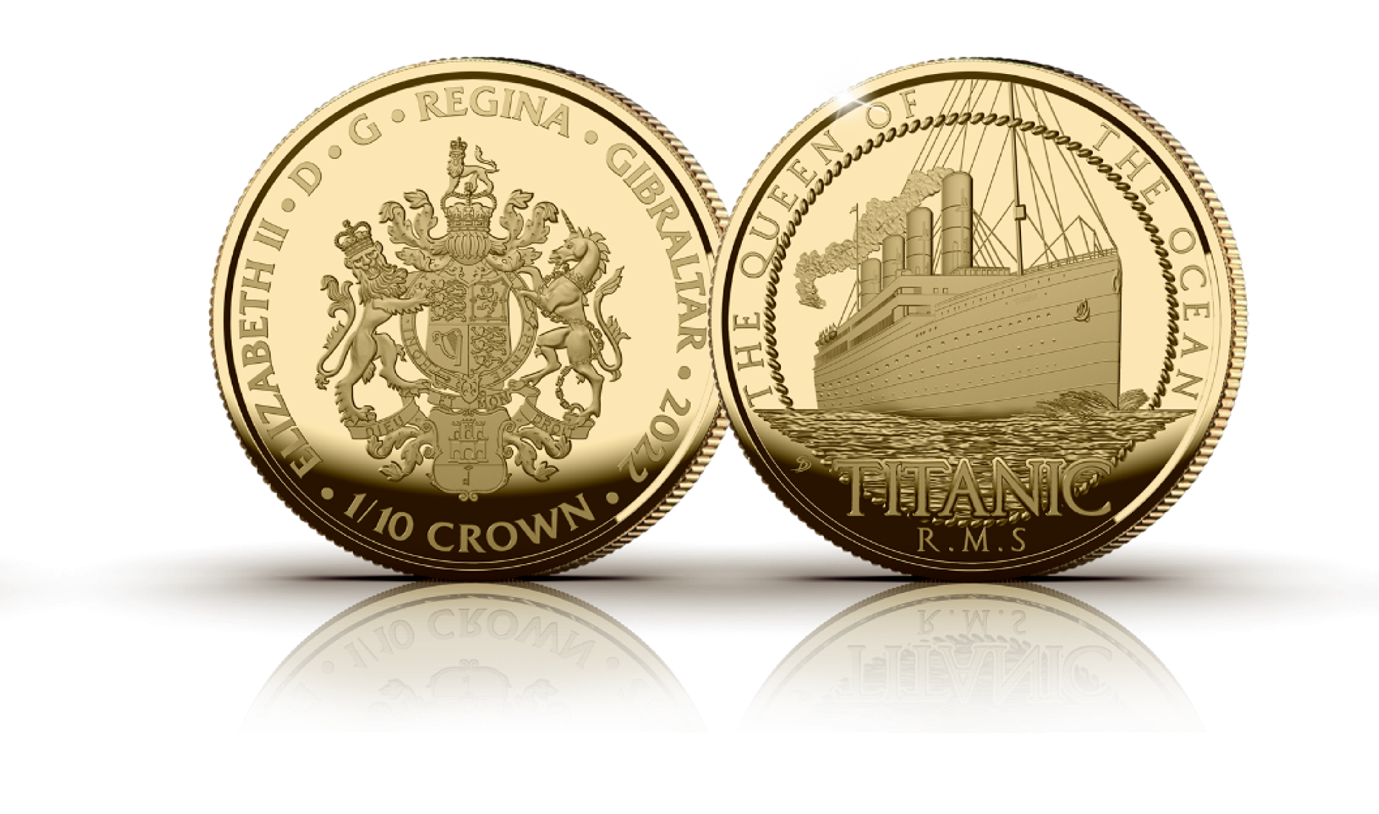 The Titanic 1/10th oz Gold Coin The Titanic 1/10th oz Gold Coin