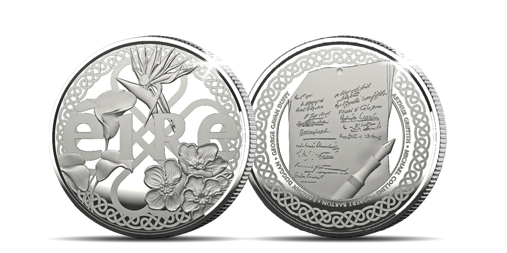 On the 100-year anniversary of the signing of the Anglo-Irish Treaty, you can own a pure gold medal commemorating Ireland’s most important document in history On the 100-year anniversary of the signing of the Anglo-Irish Treaty, you can own a pure gold medal commemorating Ireland’s most important document in history