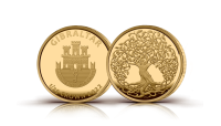 The Mythical Legends 'Tree of Life' 1/25th oz Pure 24-carat Gold Coin