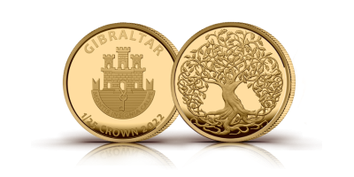 The Mythical Legends 'Tree of Life' 1/25th oz Pure 24-carat Gold Coin