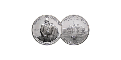 The George Washington 1982 US Silver Half Dollar