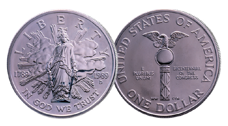 Congress_1989_US_Silver_Dollar Congress_1989_US_Silver_Dollar