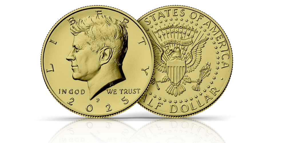 The Official USA 250 John F. Kennedy 2025 Half Dollar Coin