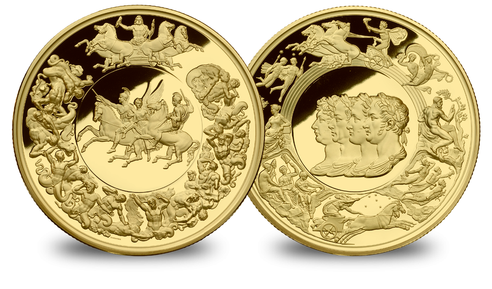 A numismatic masterpiece designed by Benedetto Pistrucci A numismatic masterpiece designed by Benedetto Pistrucci