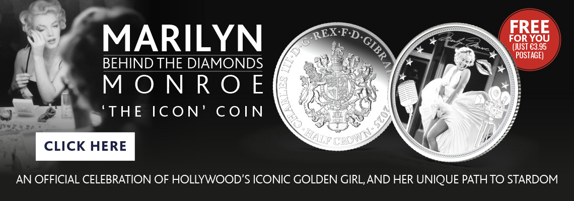 The Official Marilyn Monroe: Behind the Diamonds 'The Icon' Coin